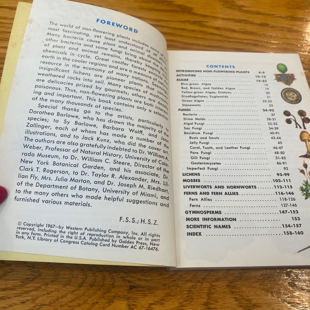 Dutton Golden Guide Mushroom North America Non-Flowering Plants Book Set 1978 - Picture 10 of 13
